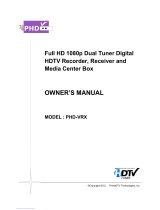 PrimeDTV Technologies PHD-VRX Owner's manual