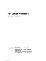 Vidicode Fax Server PRI User manual