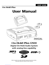 On-Hold Plus 6500 User manual