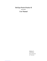 Teletype PassiveTracker II 1451 User manual