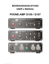 Lake People PHONE-AMP G105 User manual