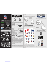 Laser Pegs NFL003 Live and in Color Assembly Instruction Manual