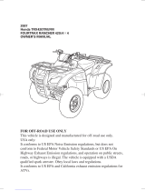 Honda TRX420FM Owner's manual