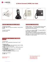 LG-Nortel LDP7004 User manual