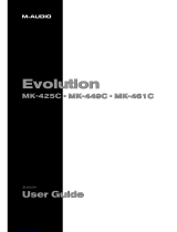 M-Audio Evolution MK425 / 449 / 461c User manual