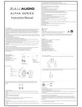 ZULU AUDIO Zulu Alpha 1201 User manual