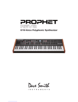 Dave Smith Instruments Prophet Rev2 User manual