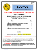 Roothog SUPER-TOOTH SODHOG Operating And Assembly Instructions Manual