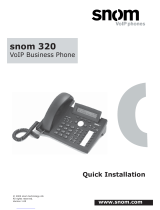 Snom 320 User manual