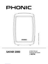 Phonic Safari 2000 User manual
