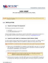 Net to Net Technologies UIM-1000 Installation guide