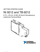 National Instruments TB-9212 Getting Started Manual