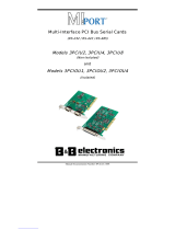 B&B Electronics MIPort Universal PCI Cards 3PCIOU2 User manual