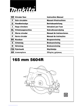Makita 165 mm 5604R Owner's manual