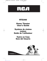 RCA RTD260 User manual