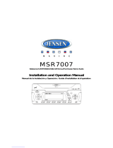 JENSEN VOYAGER VOYAGER MSR7007 Owner's manual