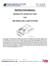 Pneumercator MODBUS RTU RS-485 User manual