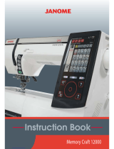 JANOME Horizon Memory Craft 12000 Owner's manual