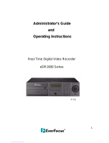 EverFocus eDR1680 Series User manual