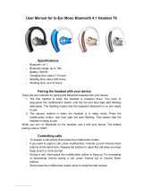 Coldplay Tech T9 User manual