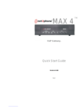 Net2Phone MAX 4 Quick start guide