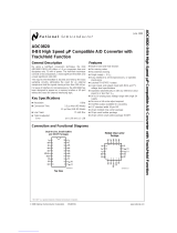 National Semiconductor ADC0820 User manual