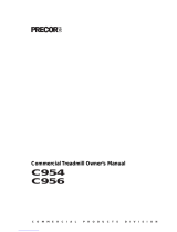 Precor c956 Owner's manual