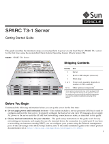 Sun Oracle SPARC T3-1 Getting Started Manual