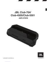 JBL Club-704 Owner's manual