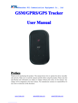 KYL GSM/GPRS/GPS Tracker User manual