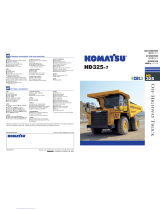 Komatsu HD325-7 Quick start guide