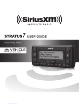 SiriusXM Stratus 7 with Vehicle Kit User manual
