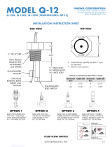 Harwil Q-12 Installation Instruction Sheet