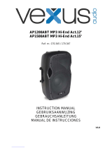 Vexus Audio AP1500ABT User manual