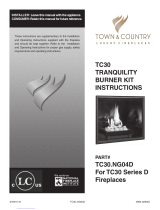 Town & Country Fireplaces TC30.NG04D Instructions Manual