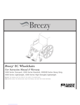 Sunrise Medical Breezy  2000 Series Standard User manual
