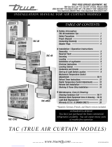 True Manufacturing Company TAC-72RC User manual