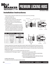 MILE MARKER 449SS Installation guide