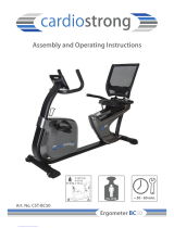 Cardiostrong CST-BC50 Assembly And Operating Instructions Manual