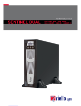 Riello UPS Sentinel Dual SDU 8000 Installation and User Manual