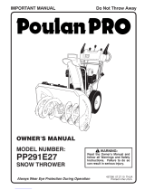 Poulan 420917 User manual