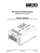 Trace Engineering SW Series 2512 & 4024 Owner's manual
