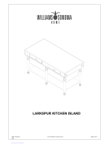 Williams-Sonoma LARKSPUR KITCHEN ISLAND Assembly Manual