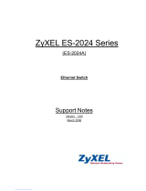 ZyXEL Communications ES-2024PWR Support Notes