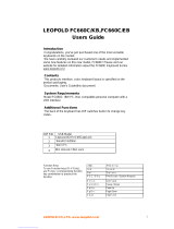 LEOPOLD FC660C/EB User manual