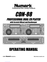 Numark CDN-88 User manual
