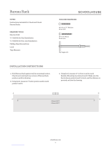 Schoolhouse Bureau Rack Operating instructions