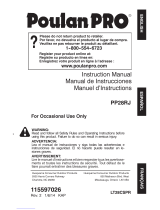 Poulan Pro PP28RJ User manual