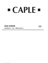 Caple use and maintenance Installation And Use Instructions Manual