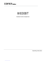 Edifier International W830BT User manual